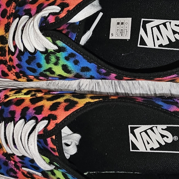 Vans Multicolor Leopard Print Shoes - Picture 11 of 16